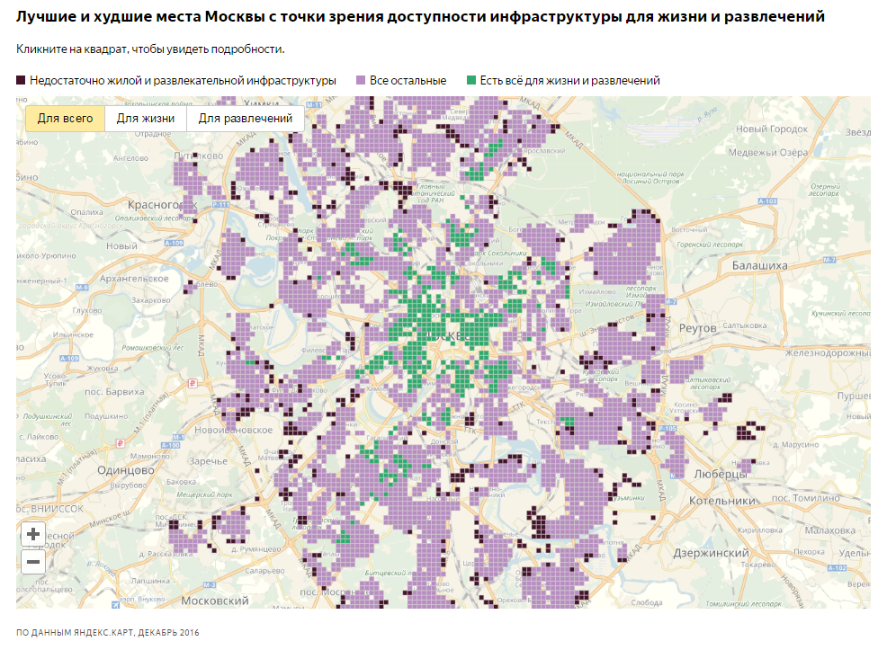 Москва лучшие районы для проживания карта