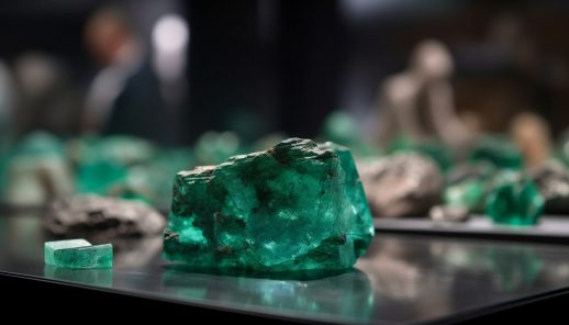Transparent gemstone collection glimmers with natural beauty generated by artificial intelligence
