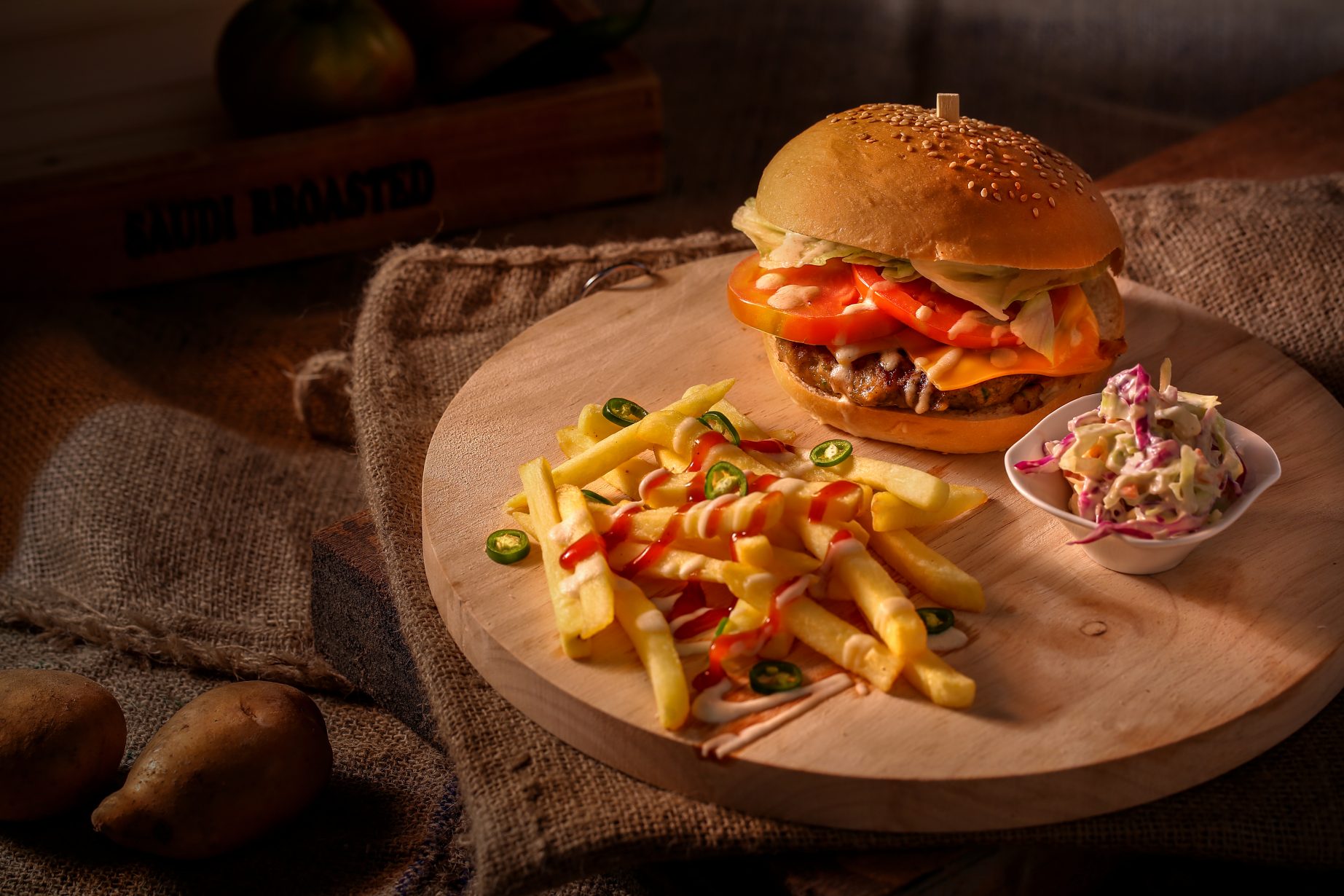 tomato-burger-and-fried-fries-1600727